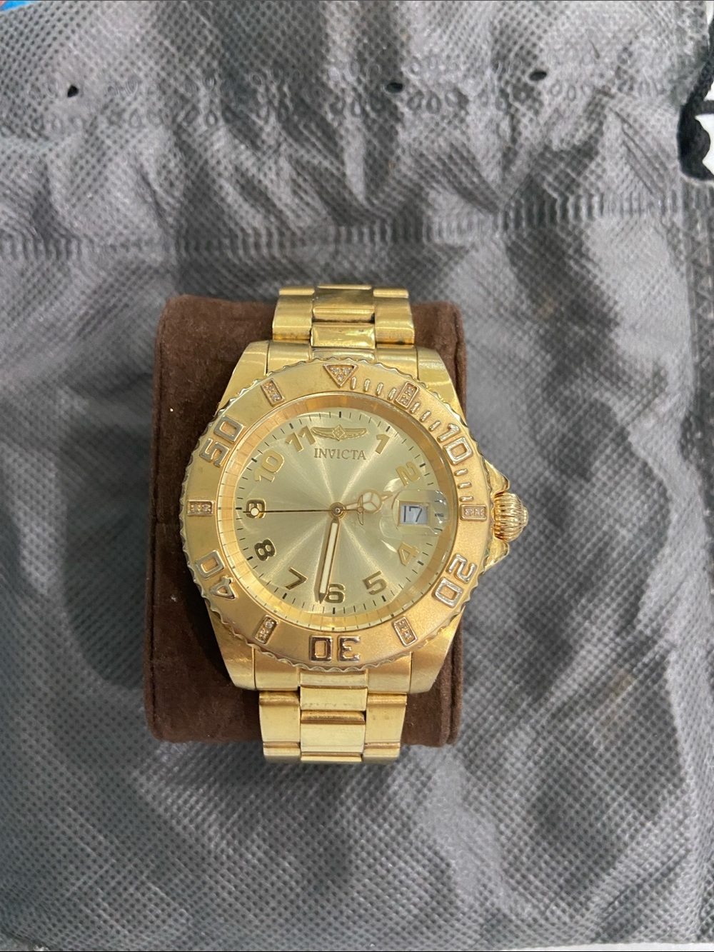 Invicta Gold Tone Men's Dive Watch